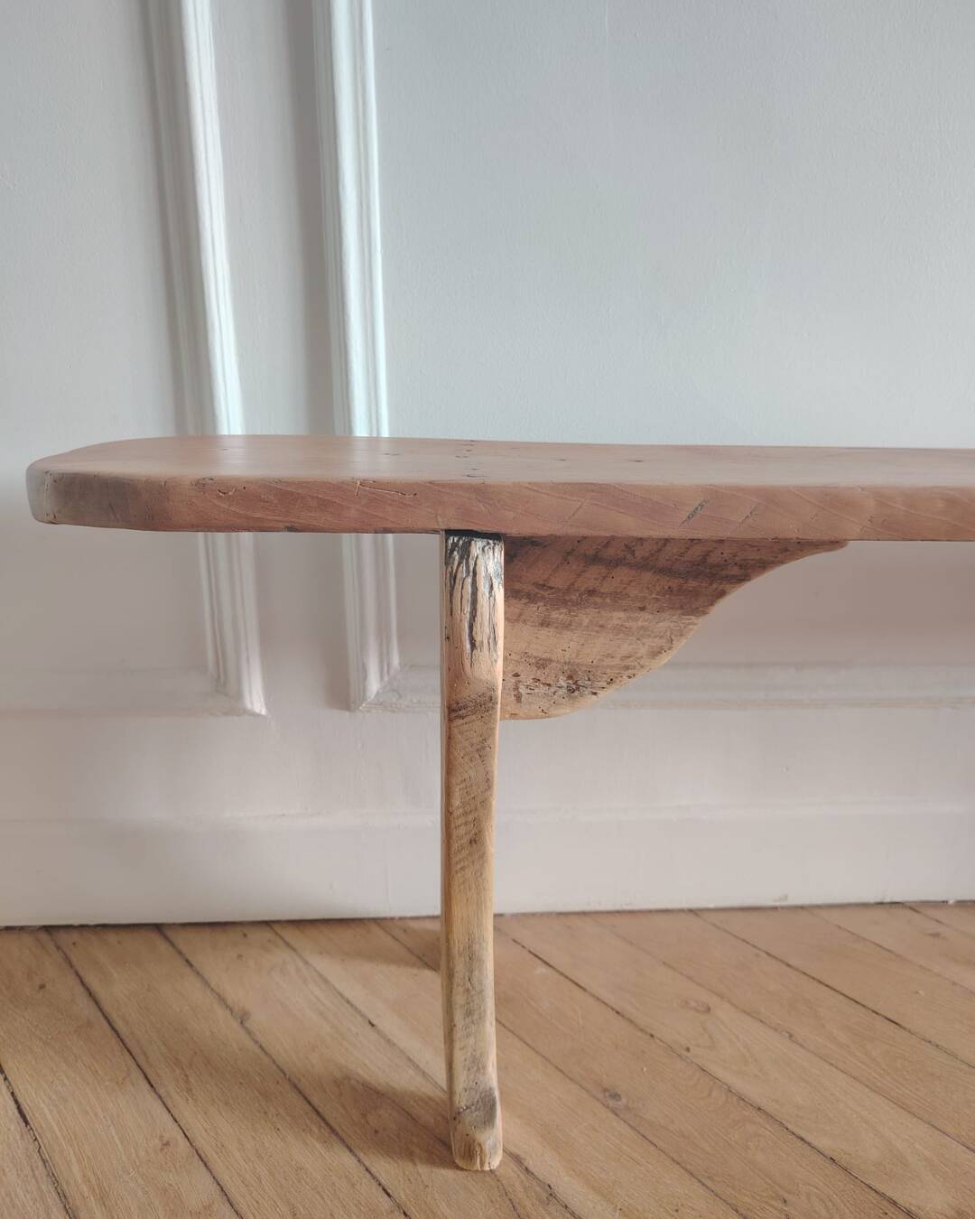 Renovated antique bench, late 19th - early 20th century