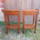 Pair of bedside nightstands with vintage wooden drawer