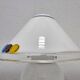Murano glass table lamp in mushroom shape, Mid Century Modern, 1970s