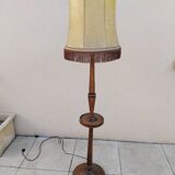 Vintage wooden floor lamp