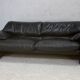 Sofa by Vico Magistretti, Cassina, Maralunga model. Italy, circa 1975. Navy blue leather