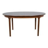 Table à manger ovale extensible en palissandre de McIntosh, années 1960