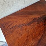 Worker's table - In mahogany and mahogany veneer - Charles X or Restoration period - circa 1830