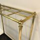Rectangular umbrella holder in brass and cast iron. french work. around 1900