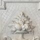 Old carved panel with patina
