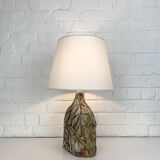 Large Haico Nitzsche ceramic table lamp for Søholm Stentøj, Denmark 1970s