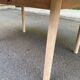 Renovated Scandinavian dining table in raw teak - Made in Denmark
