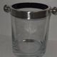 Ice bucket, ice cubes, Fleuron production Christofle