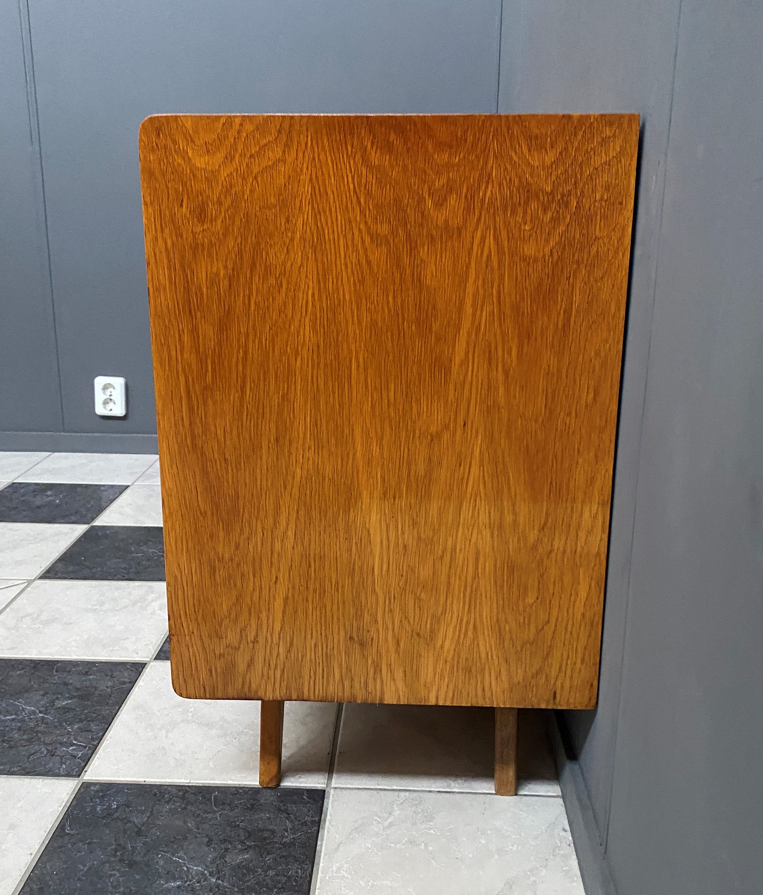 Jiri jiroutek sideboard U-450 pink 8-drawers 1960s Interier Praha