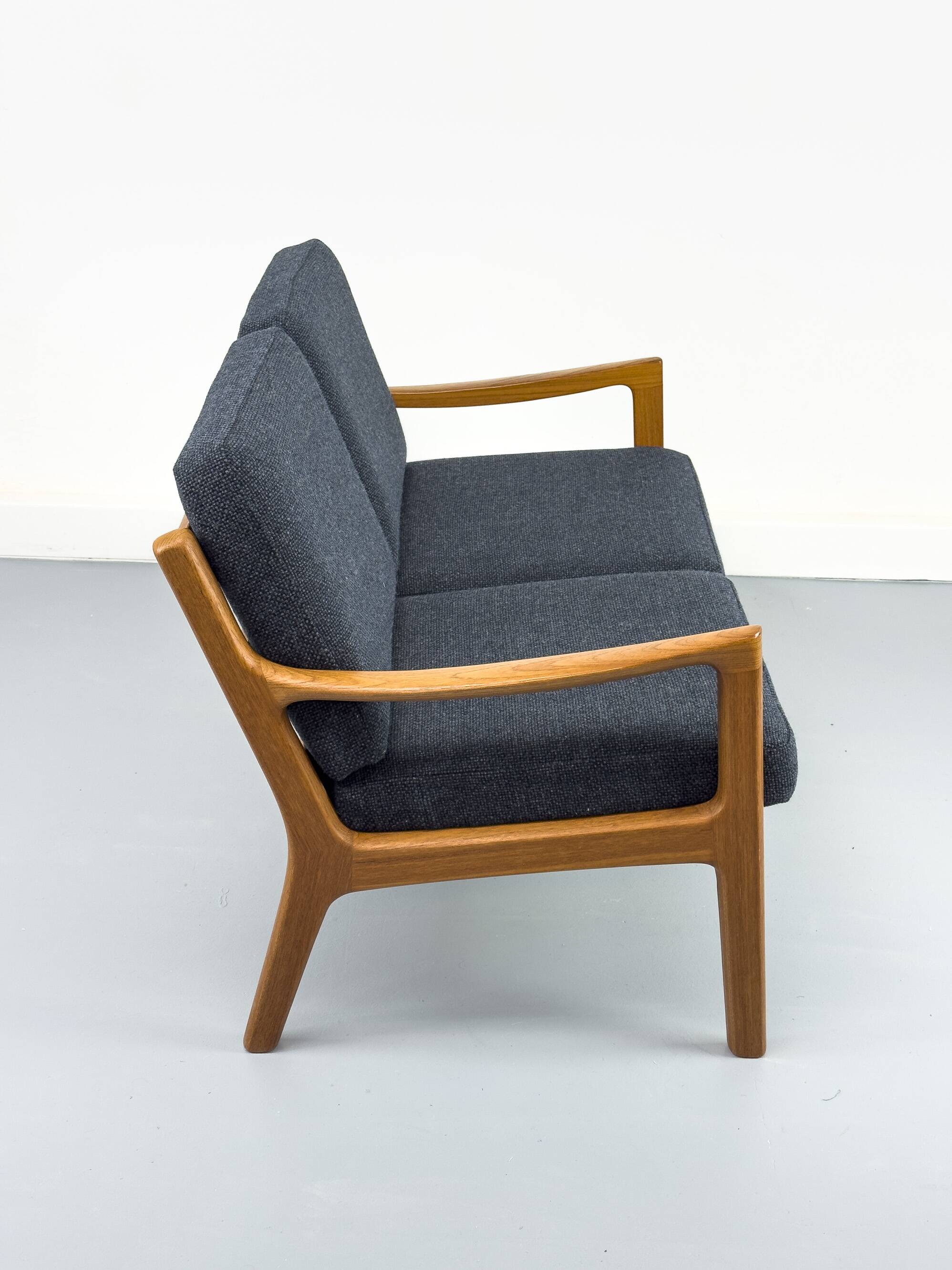 Vintage Two-Seater Senator Sofa in Teak by Ole Wanscher