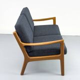Vintage Two-Seater Senator Sofa in Teak by Ole Wanscher