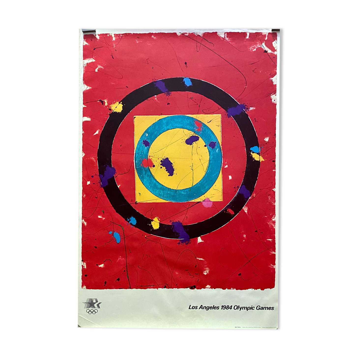 SAM FRANCIS - Los Angeles Olympic Games, 1984 - Poster