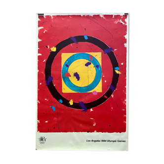 Sam Francis jeux olympiques de los angeles 1984 - affiche