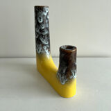 Double asymmetrical candle holder