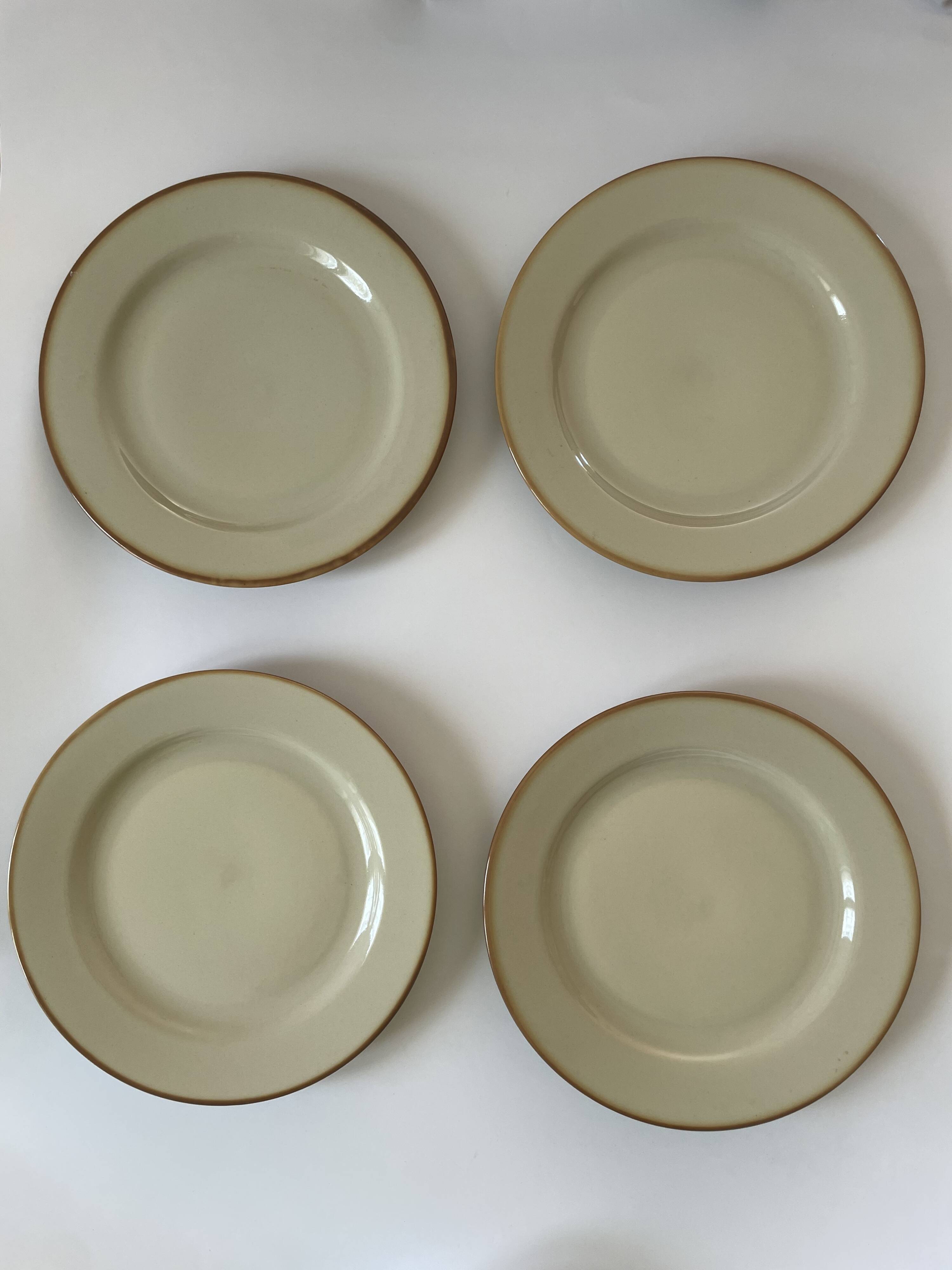 Stoneware plate Tulowice PT Poland 1970