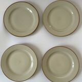 Stoneware plate Tulowice PT Poland 1970