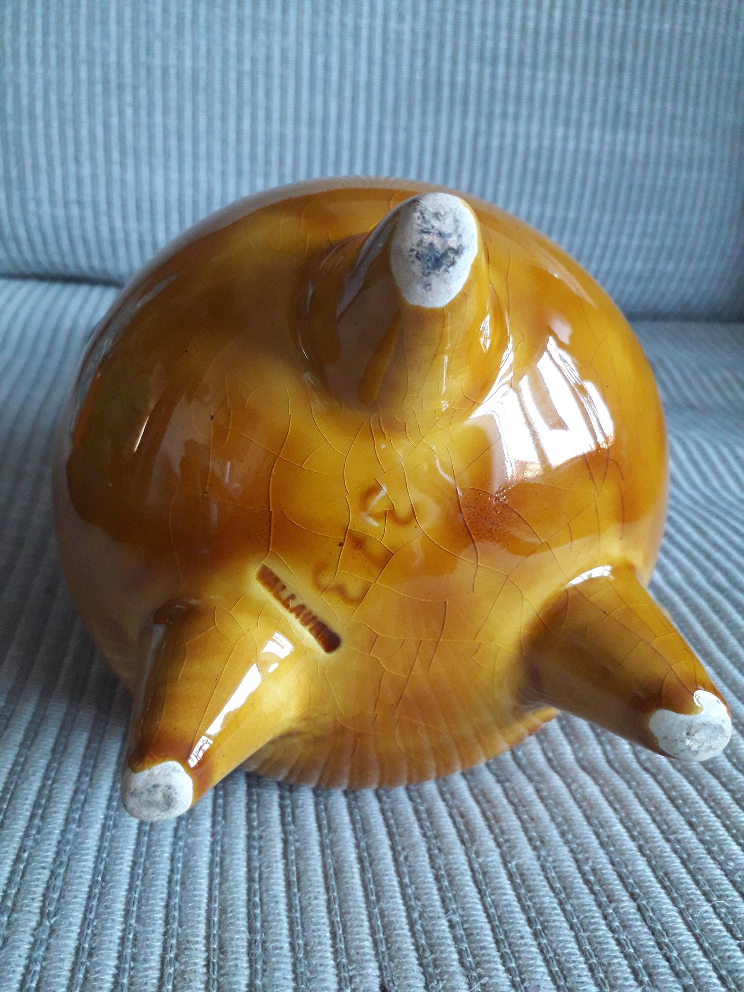 Tripod vase in Vallauris ceramic