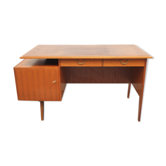 1950s desk walnut bicolor