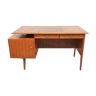 1950s desk walnut bicolor