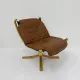 Falcon leather lounge chair by Sigurd Ressel for Vatne Møbler, 1970s