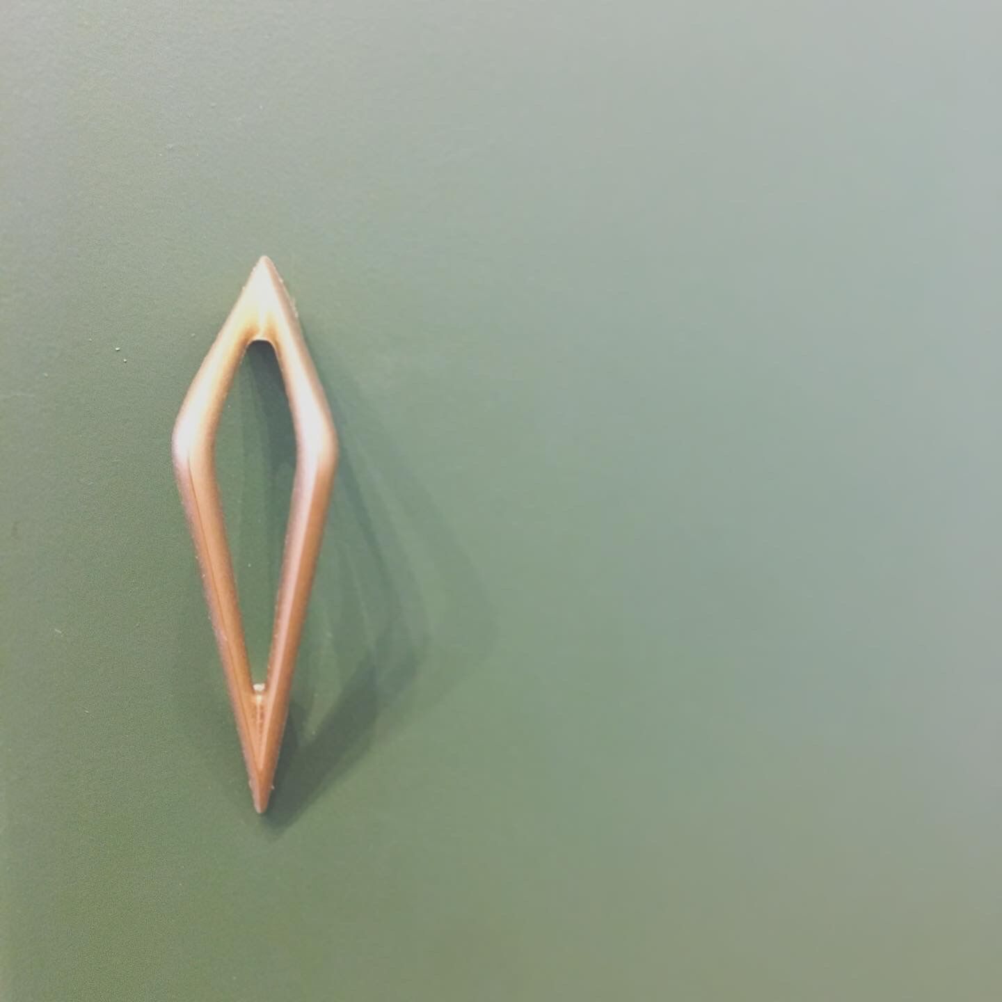 Vintage khaki green buffet