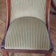 Paire de chaises gondole en acajou