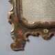 Miroir ancien en bois laqué, Italie, fin XIXe siècle