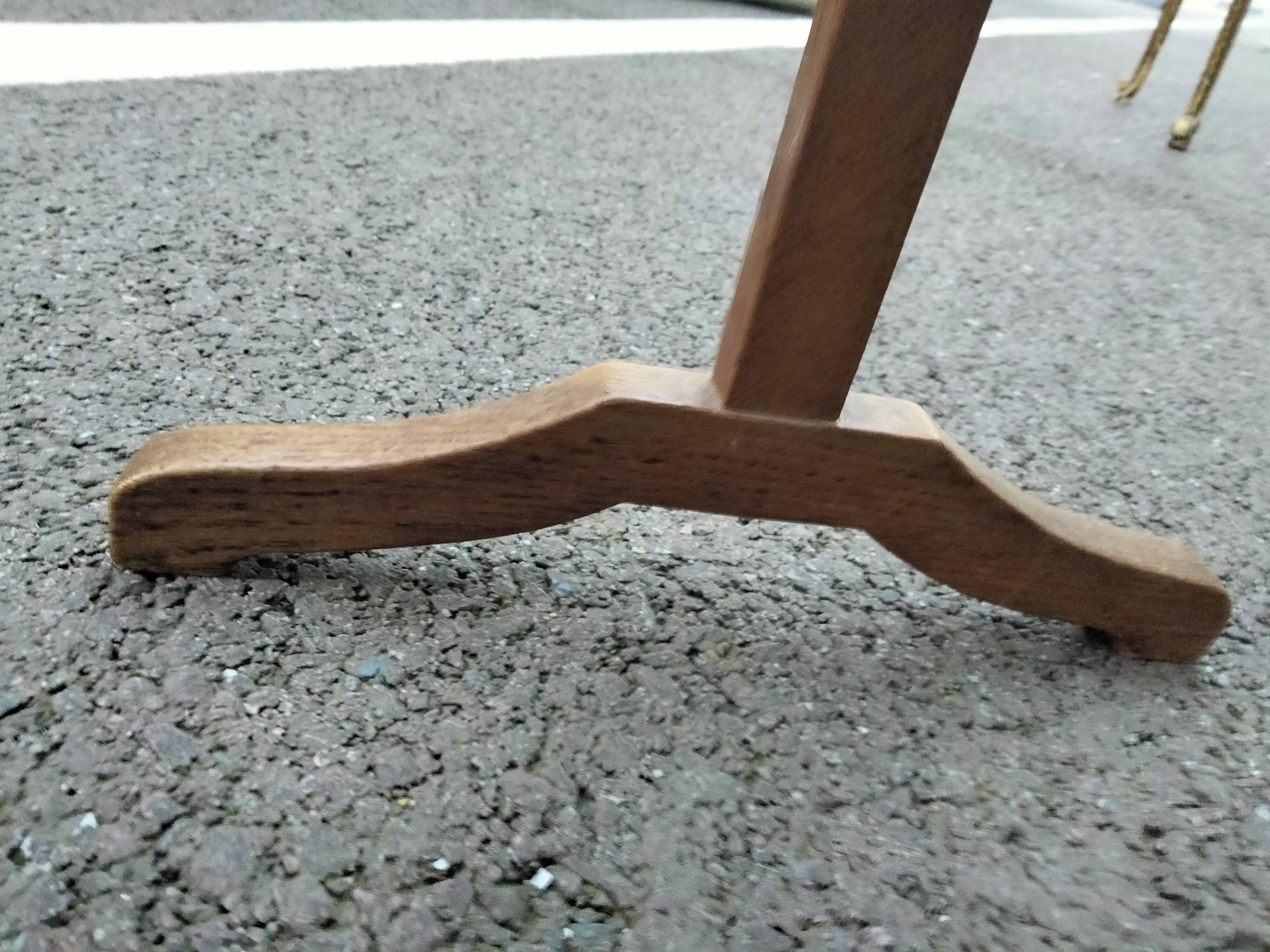 Pair of antique wooden bedside tables side table