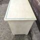 4-drawer chest of drawers with yellow and green patina by a local artist