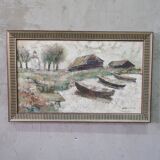 Vladimir Jurpalov, Russian Modern Painting, Oil on Canvas, 1995, Framed.