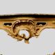 Console de style Louis XV en bois naturel XIX siècle