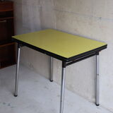Yellow formica extension table