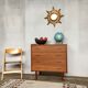 Commode chiffonnier teck vintage pieds fuseaux 1950 60