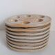 8 snail plates sandstone from the marsh France