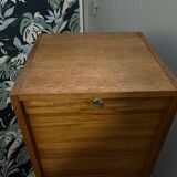 Vintage “notary” curtain cabinet