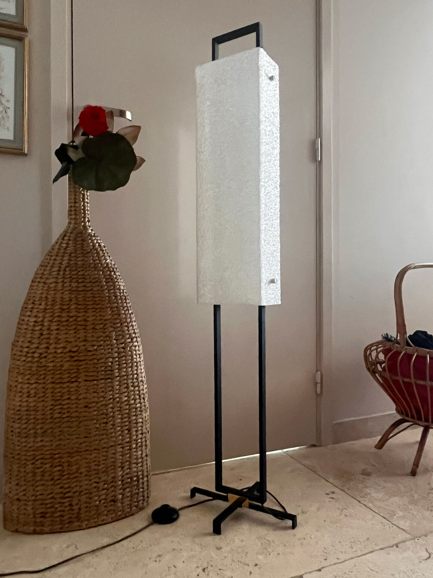 1960s design floor lamp for Arlus