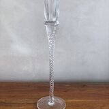 Bougeoir en verre soufflé