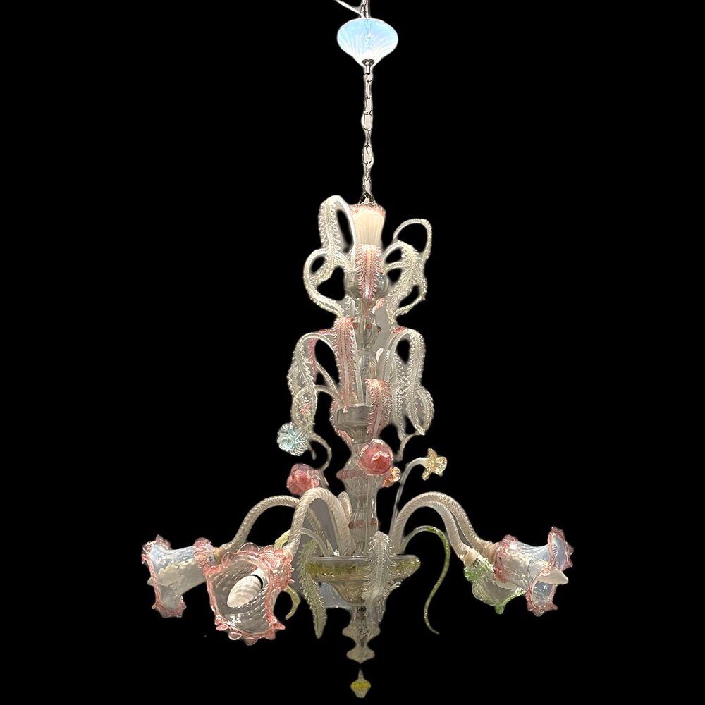 Venetian Chandelier in Murano Glass, 1960s