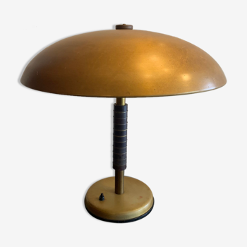 Art Deco Bauhaus Desk Lamp by Kaiser Idell in Brass 1930s