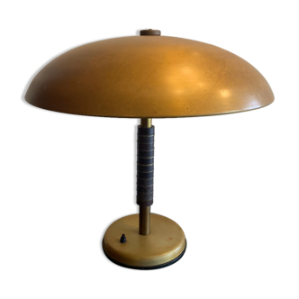 Lampe de bureau Art Déco Bauhaus par Kaiser Idell en laiton des années 1930