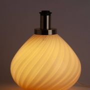 Grande lampe en verre de Murano rose