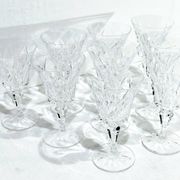 9 verres a vin rouge st louis modèle camargue