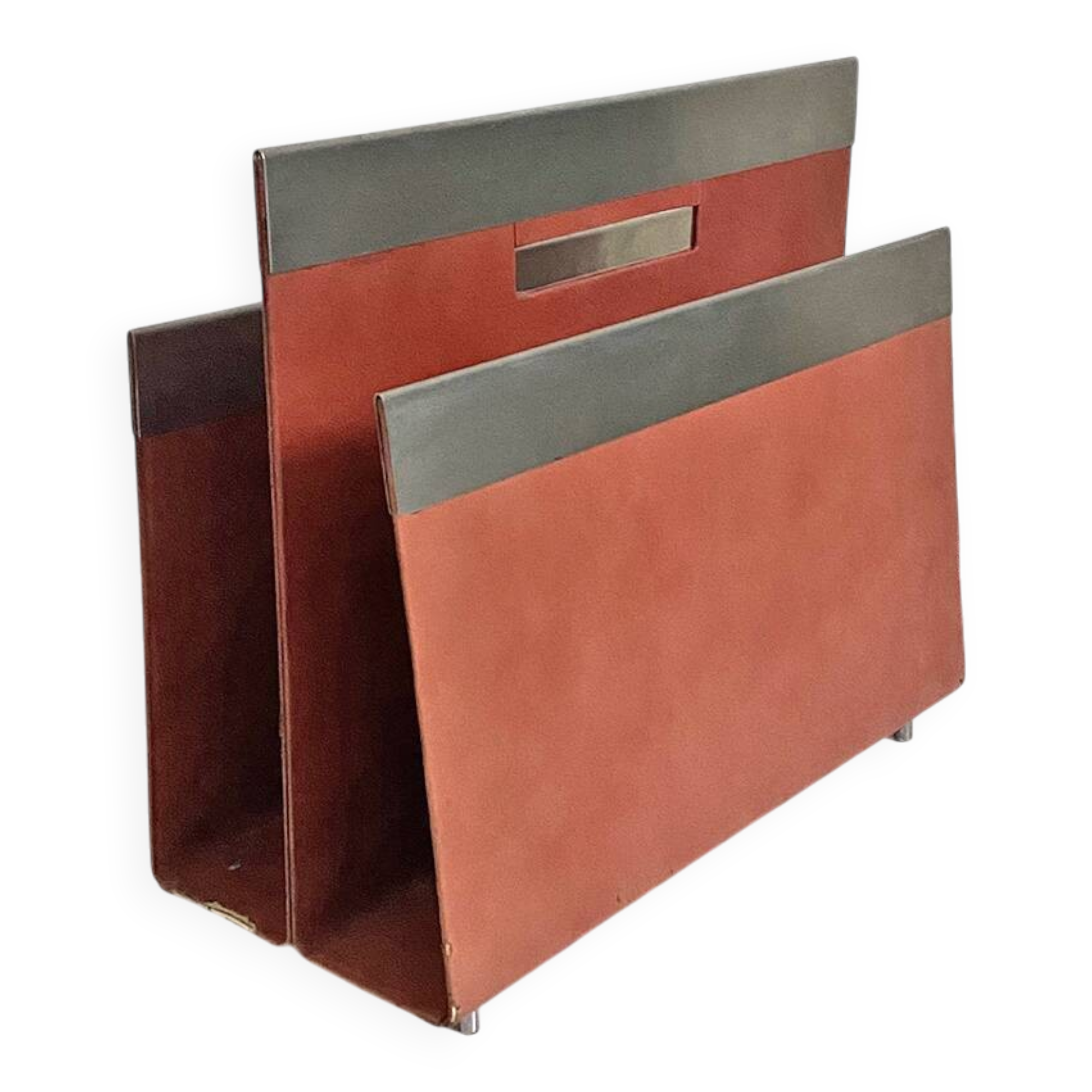 Vintage 70's magazine rack