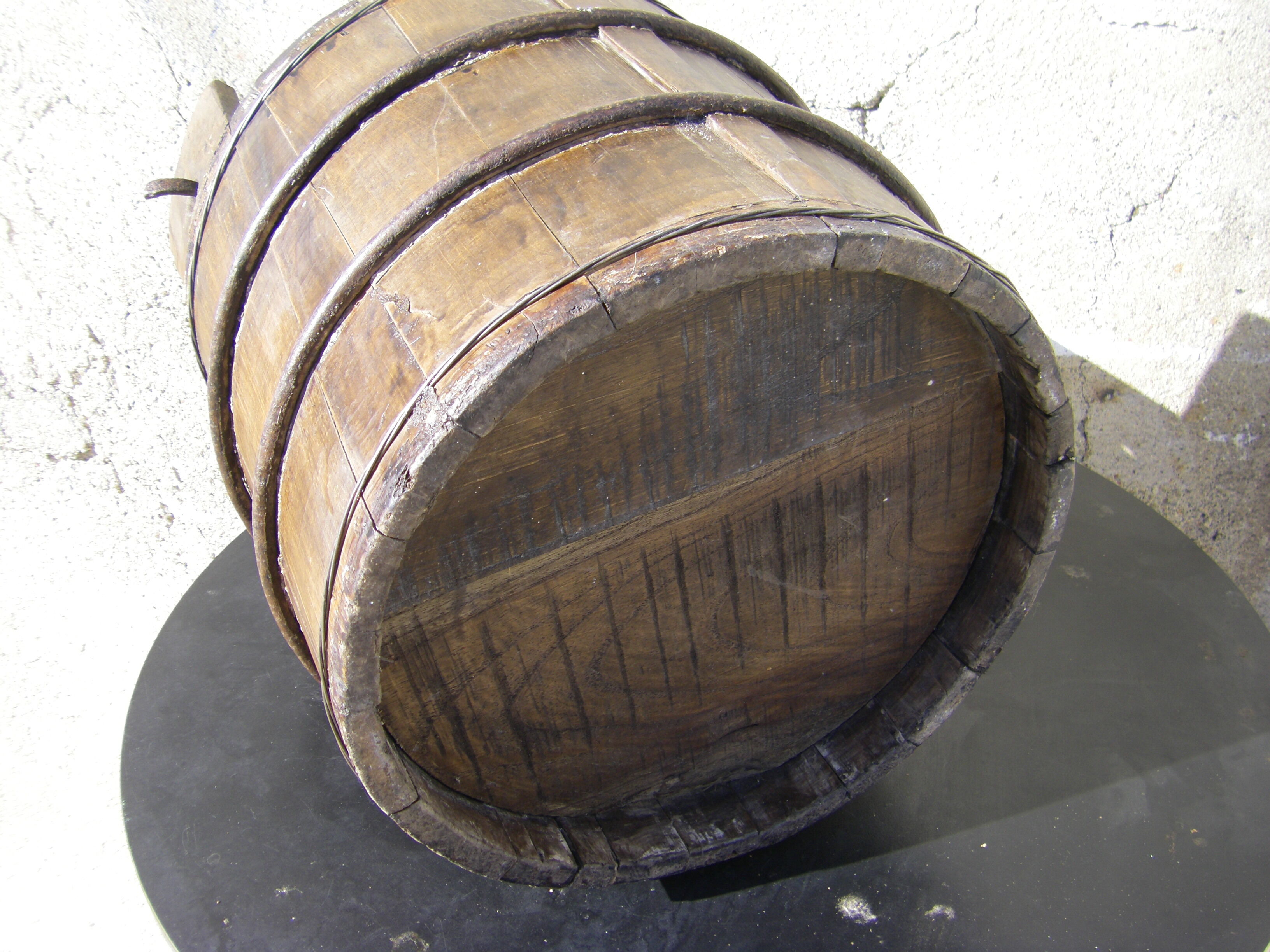 Old well bucket