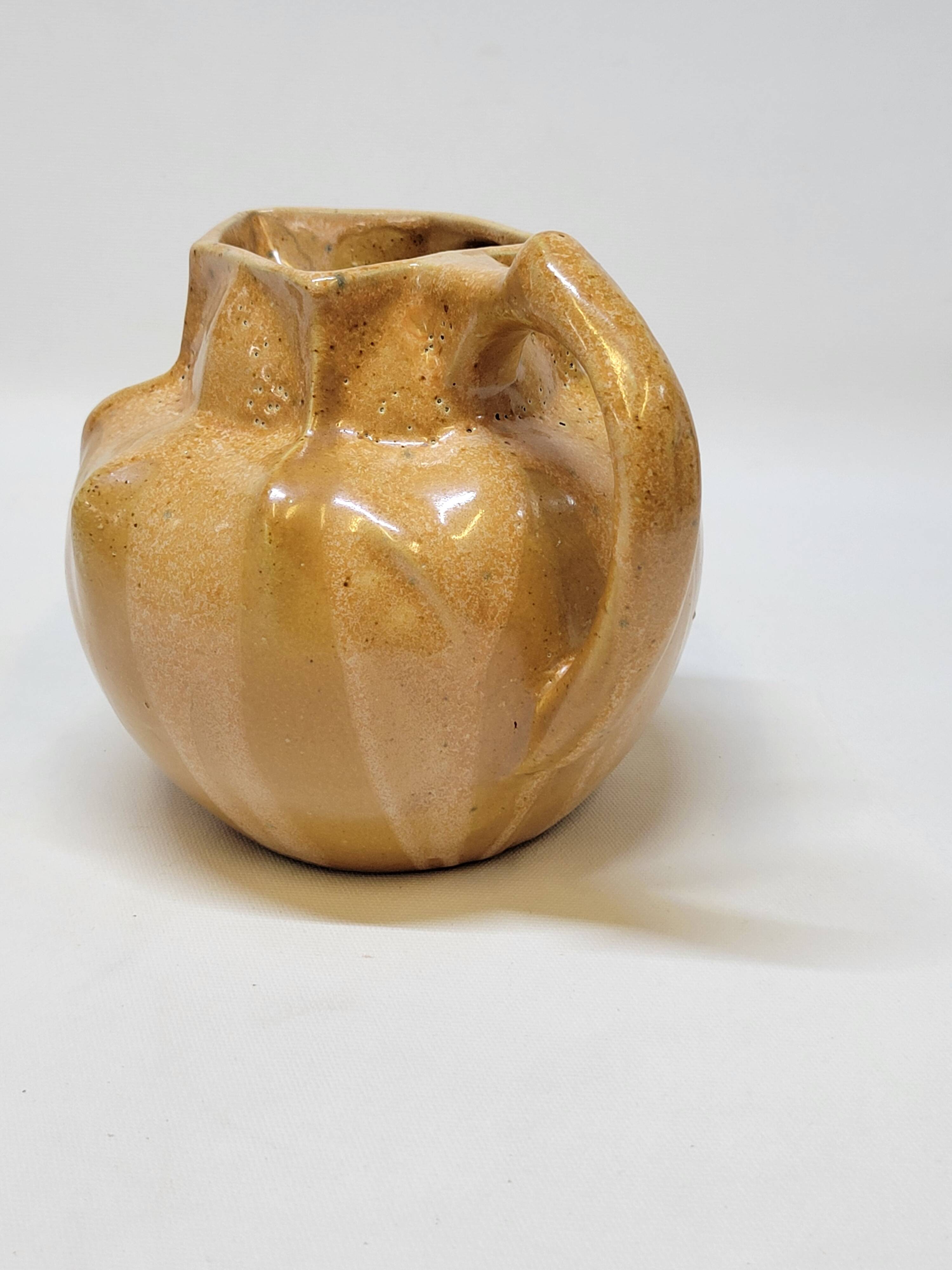 Antique Art Deco Art Nouveau Stoneware Pitcher Carafe 1 Liter