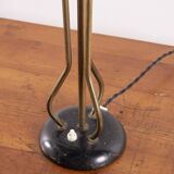 Danish brass table lamp, 1950s Denmark