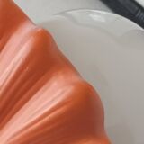 Vintage ceramic shell lamp