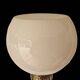 Pair of Napoleon III style brass and opaline wall lights