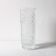 Vintage Clear Pressed Glass Vase: CandleWax Design, Czech Republic, 1972