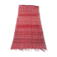 127 x 217 cm handmade Kilim rug in red and Black wool